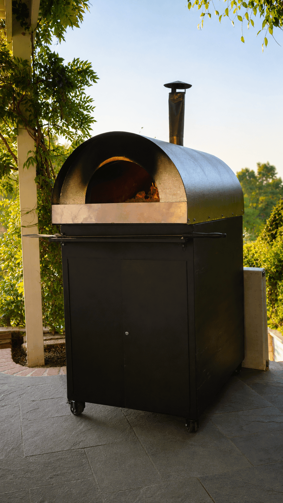 Wood-Fired Brass Oven